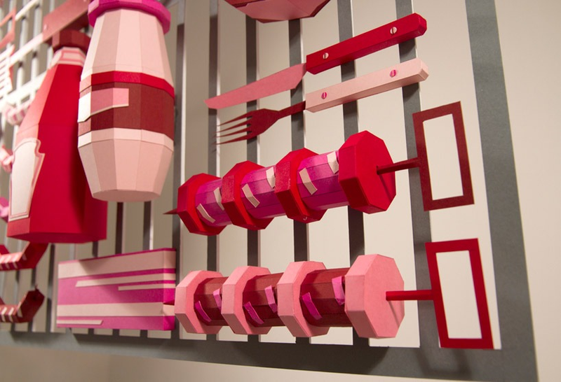 Illustration for article titled This Papercraft BBQ Will Make You Hungry Enough to Eat a Notebook
